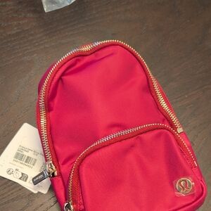 Lululemon Red Mini Backpack